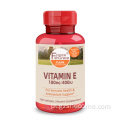 Saúde imune e antioxidante de vitamina e softgels de vitamina E